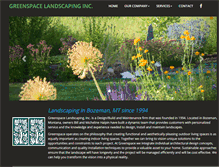 Tablet Screenshot of greenspacelandscaping.com